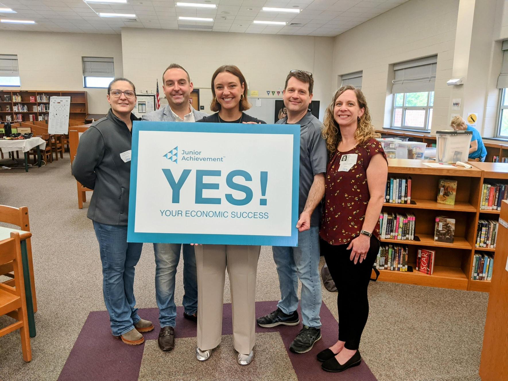 Prismworks Technology volunteers for YES! Day at Yellow Breeches Middle School